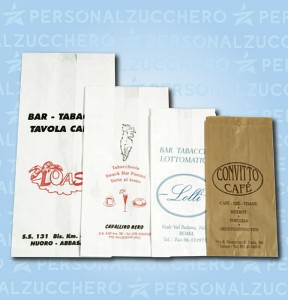 sacchetti per pasticceria, sacchetti in carta
