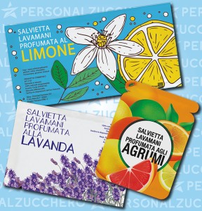 Salviette limone  agrumi  lavanda