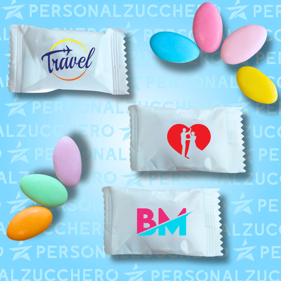 CONFETTI IMBUSTATI SINGOLARMENTE, CONFETTI PERSONALIZZATI
