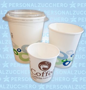 3 Bicchieri carta bis con fondino bis